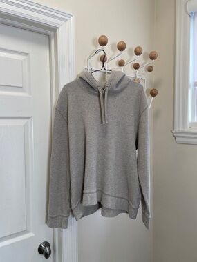 Everlane - Waffle Weave Hoodie - Neutral Cream - XL